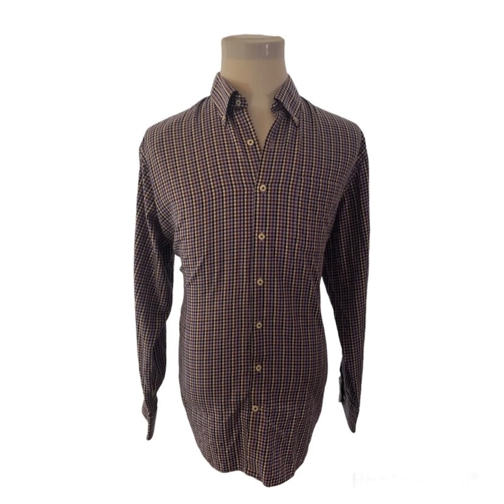 Peter Millar Button Up Shirt Mens XL Long Sleeve Casual Business